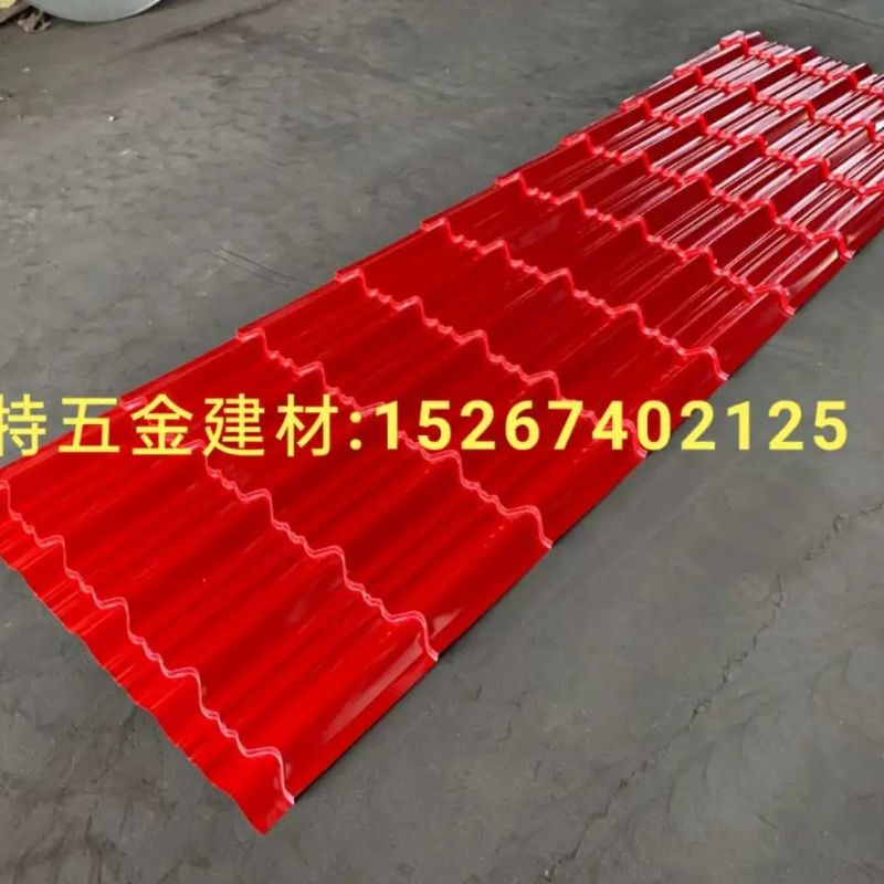 厂家直销 彩钢瓦铁皮瓦瓦片屋顶瓦镀锌瓦瓦楞板彩钢卷 镀锌卷 专业生产出口非洲现货..