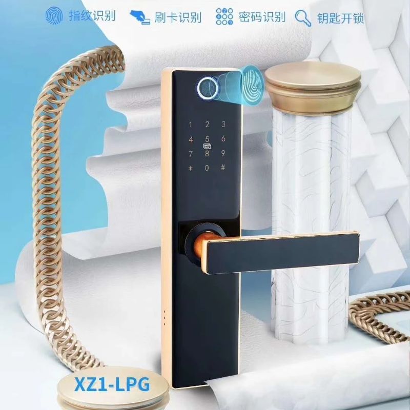 豪华木门智能指纹锁LPG一1型门锁家用智能锁指纹锁