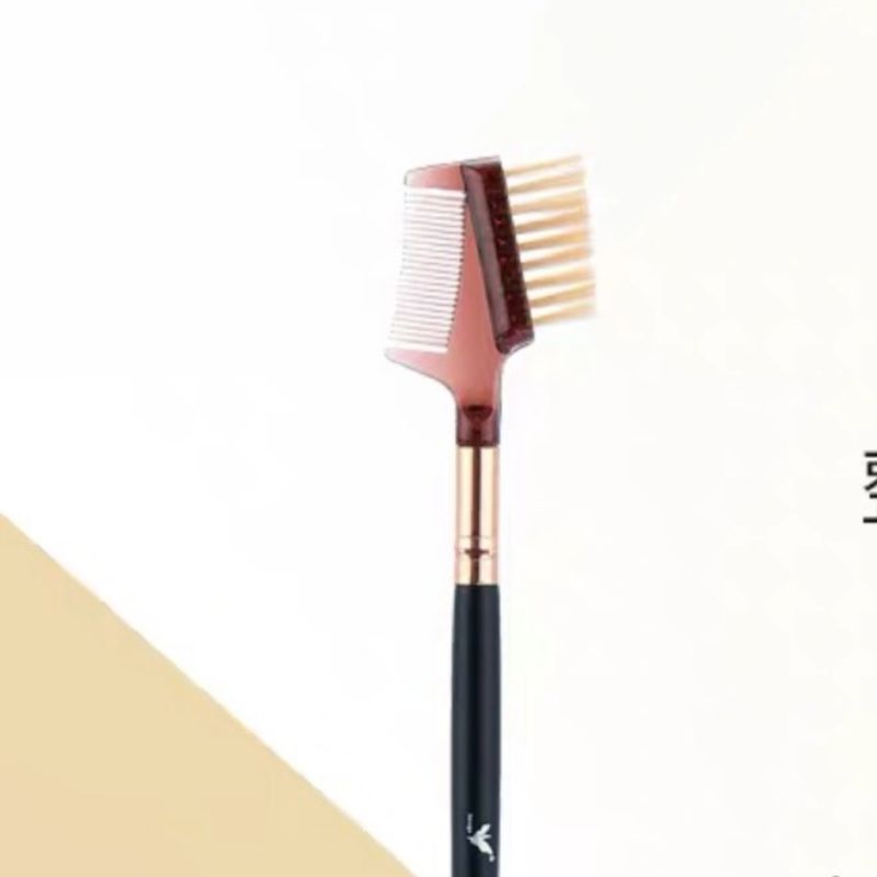 Daigu Black and Gold Dual-purpose Eyebrow comb, eyebrow brush, spiral eyelash curl brush, angled eyebrow brush, eyebrow brush, one set #A0291 pic 3