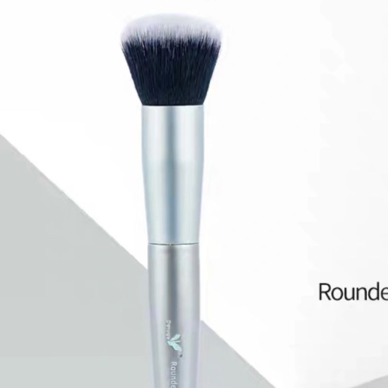 Dai Gu Moonlight Silver Round Head Blush Brush Powder Powder Beginner's Single Soft Setting Makeup Brush #B003 Specification image