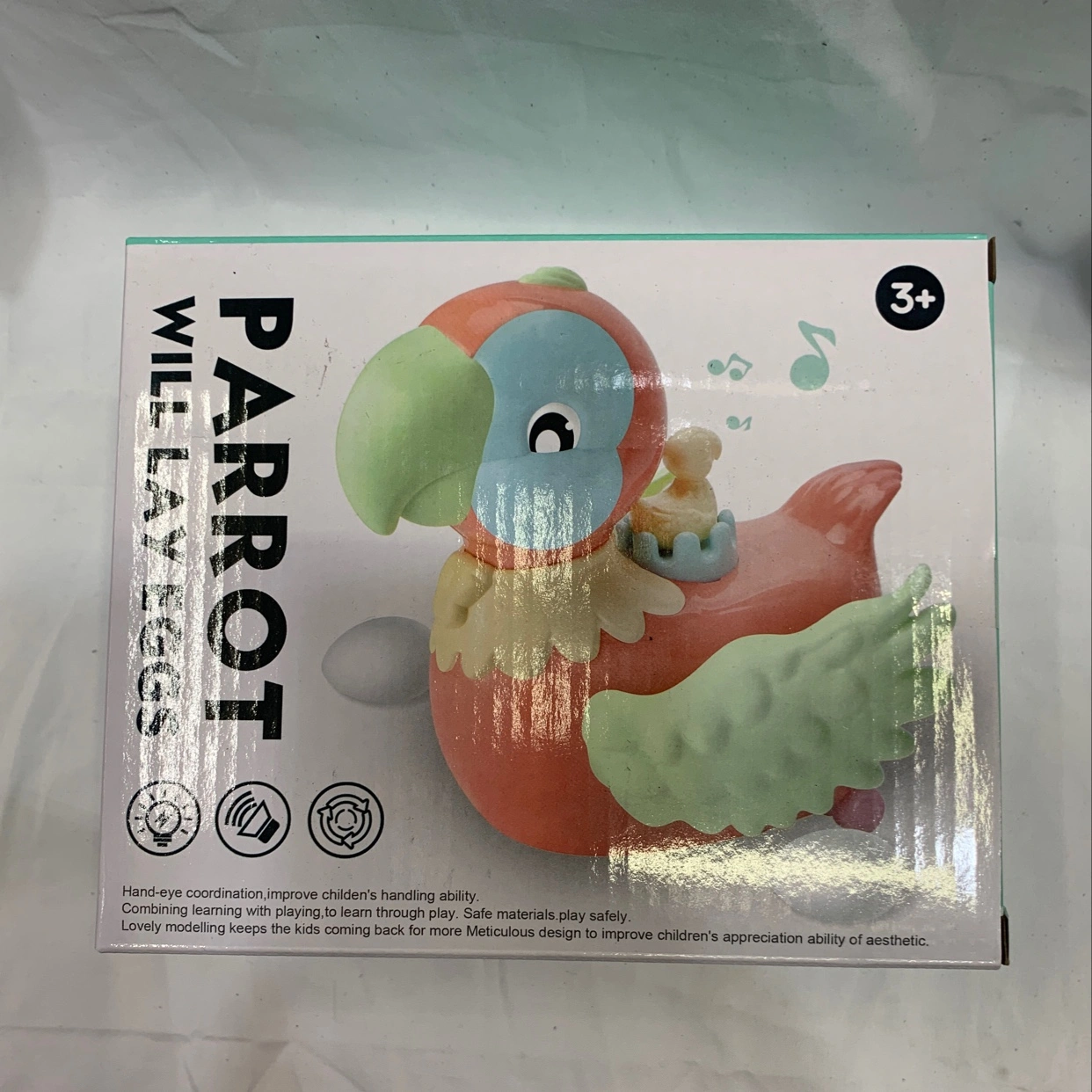 万向轮电动小萌鸟自行行走带有音乐详情1