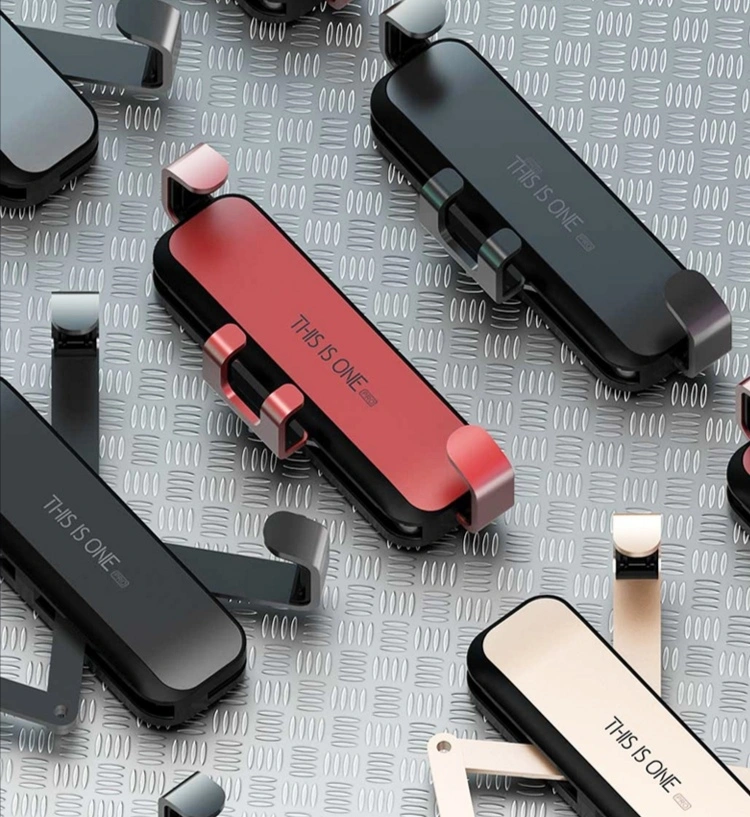 车载手机架汽车用出风口重力导航卡扣式支撑支架万能通用吸盘支驾详情1