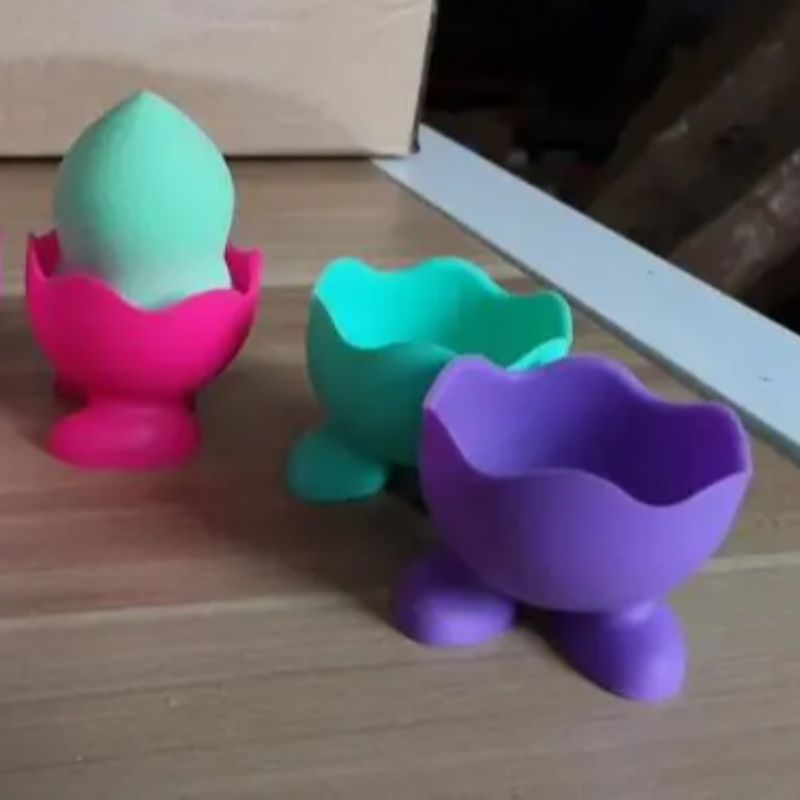 厂家直销时尚美妆工具便携式化妆工具硅胶蛋扑