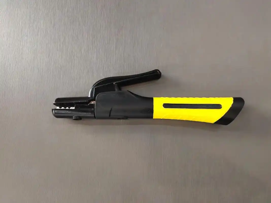 电焊钳  棱形结构，咬合力强，可多有度夹持，焊条牢固夹持不脱落，全铜加厚钳头 pic 7