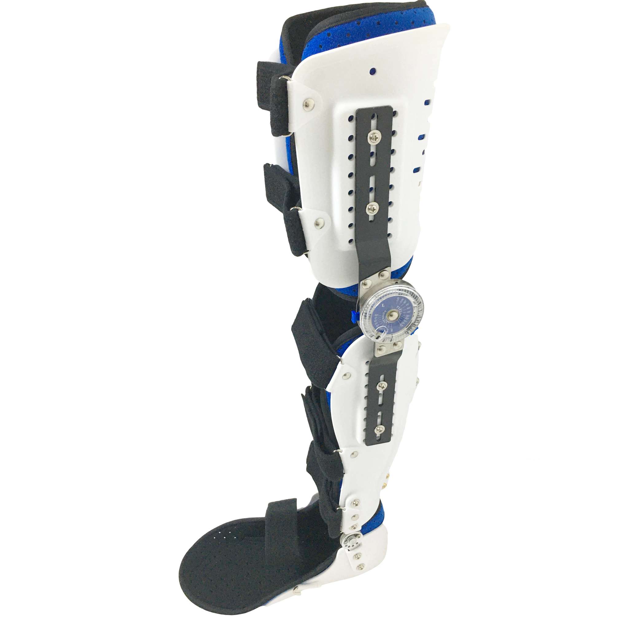 Medical physical therapy, suitable for both men and women, adjustable fixed articulation, knee, ankle and foot joint, leg support, fixed bracket, orthosis
