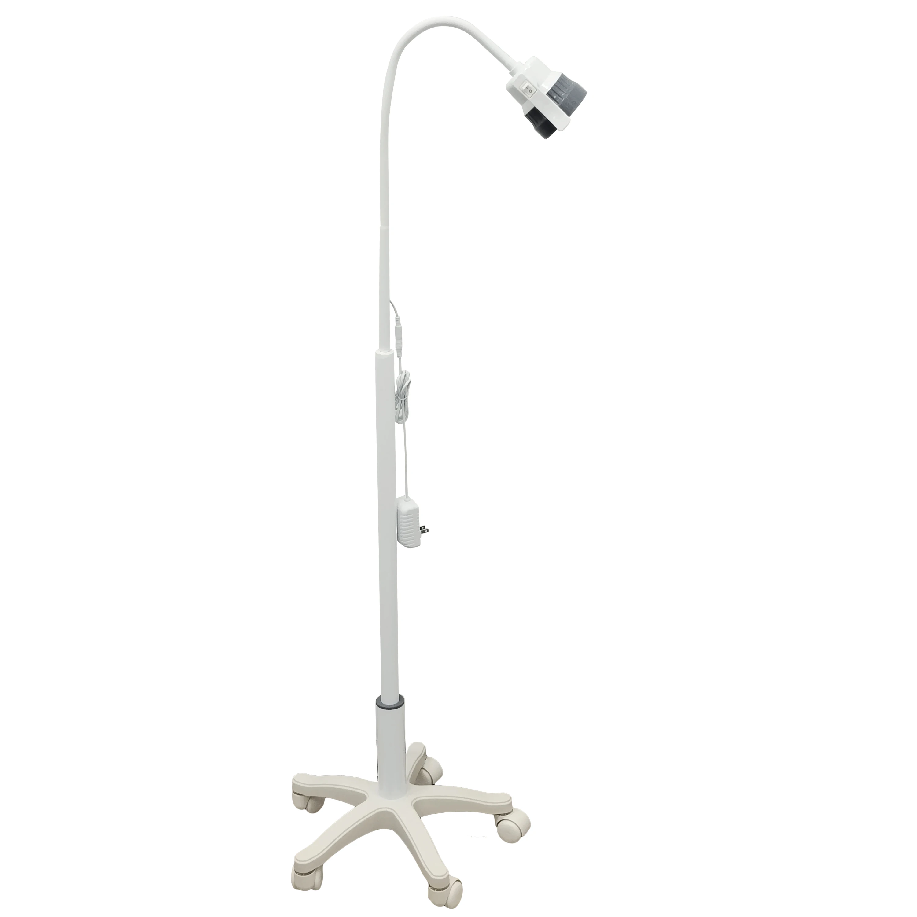 Surgical medical floor support, 7-hole LED adjustable, dental clinic mobile gynecology, otolaryngology, operating room lamp, invisible examination lamp