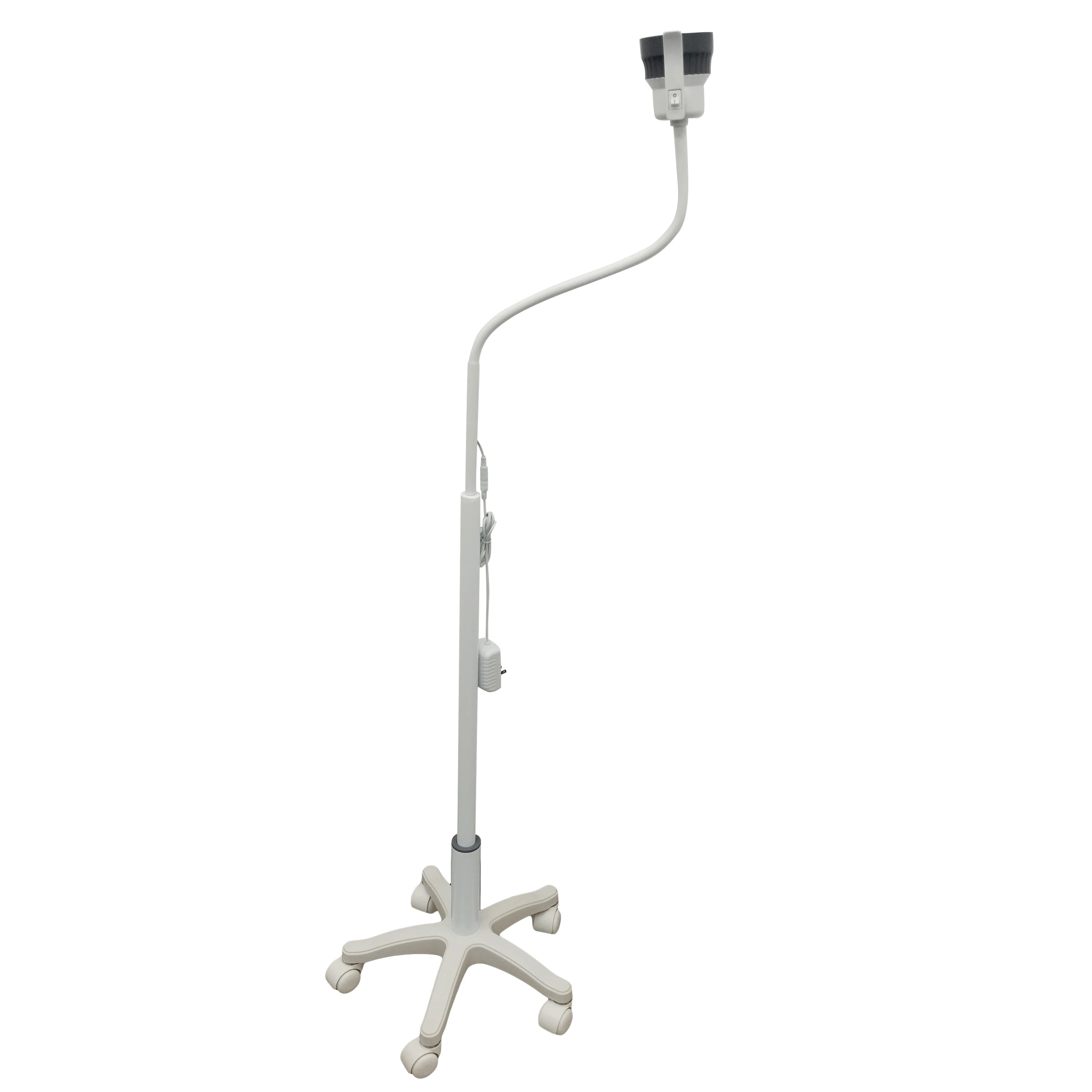 Surgical medical floor support, 7-hole LED adjustable, dental clinic mobile gynecology, otolaryngology, operating room lamp, invisible examination lamp details Picture