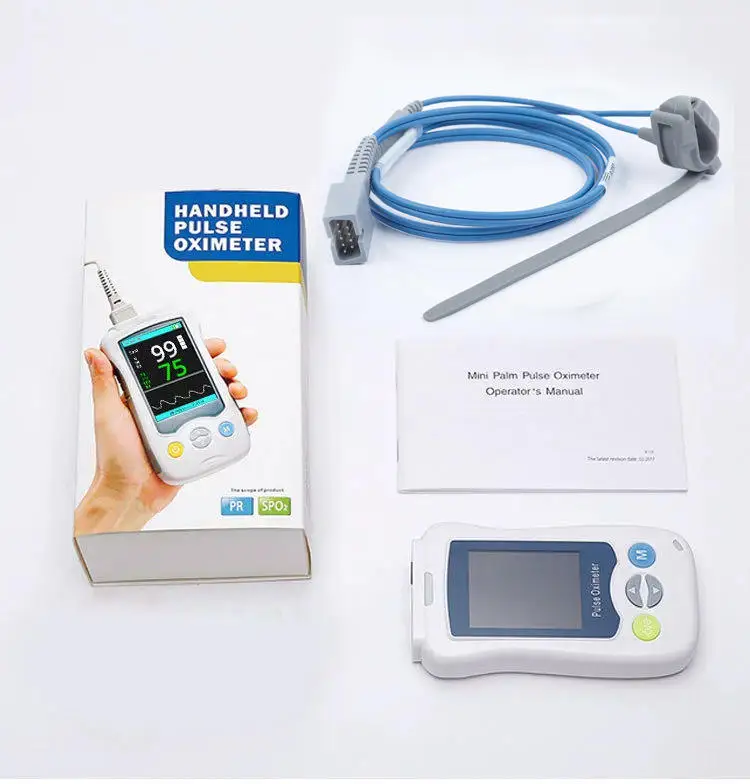 Handheld pulse oximeter for monitoring pulse oxygen saturation detail image 3