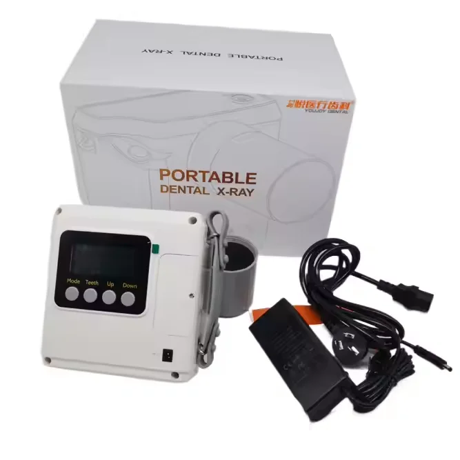 Portable dental X-ray machine unit with digital Rvg X-ray sensor imaging system detail image 3