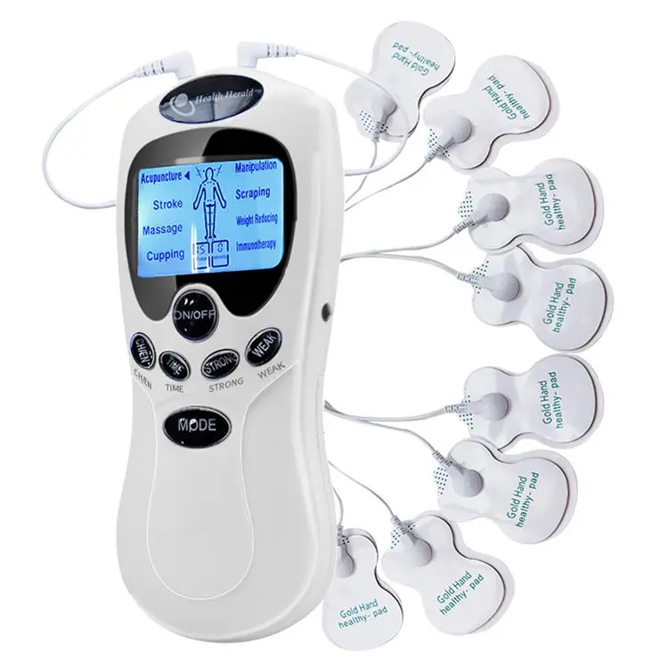 Convenient portable digital meridian therapy massager tens digital therapy machine electric body massager