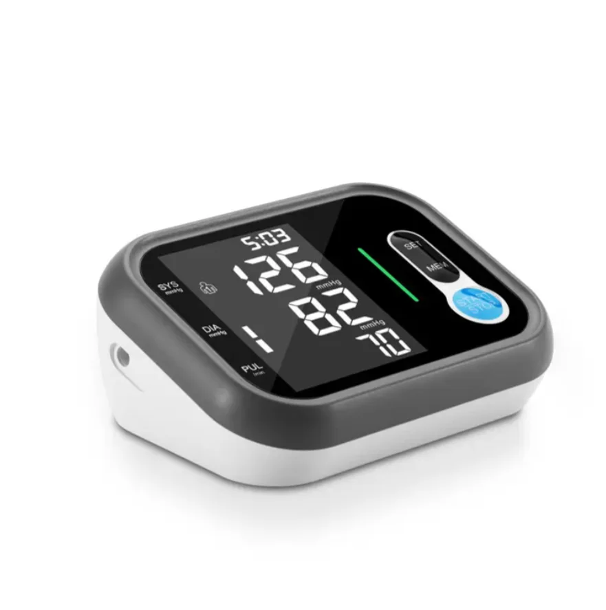 Medical CE upper arm automatic digital bp, pulse and heart rate monitor, blood pressure monitor, tensiometer detail image 3