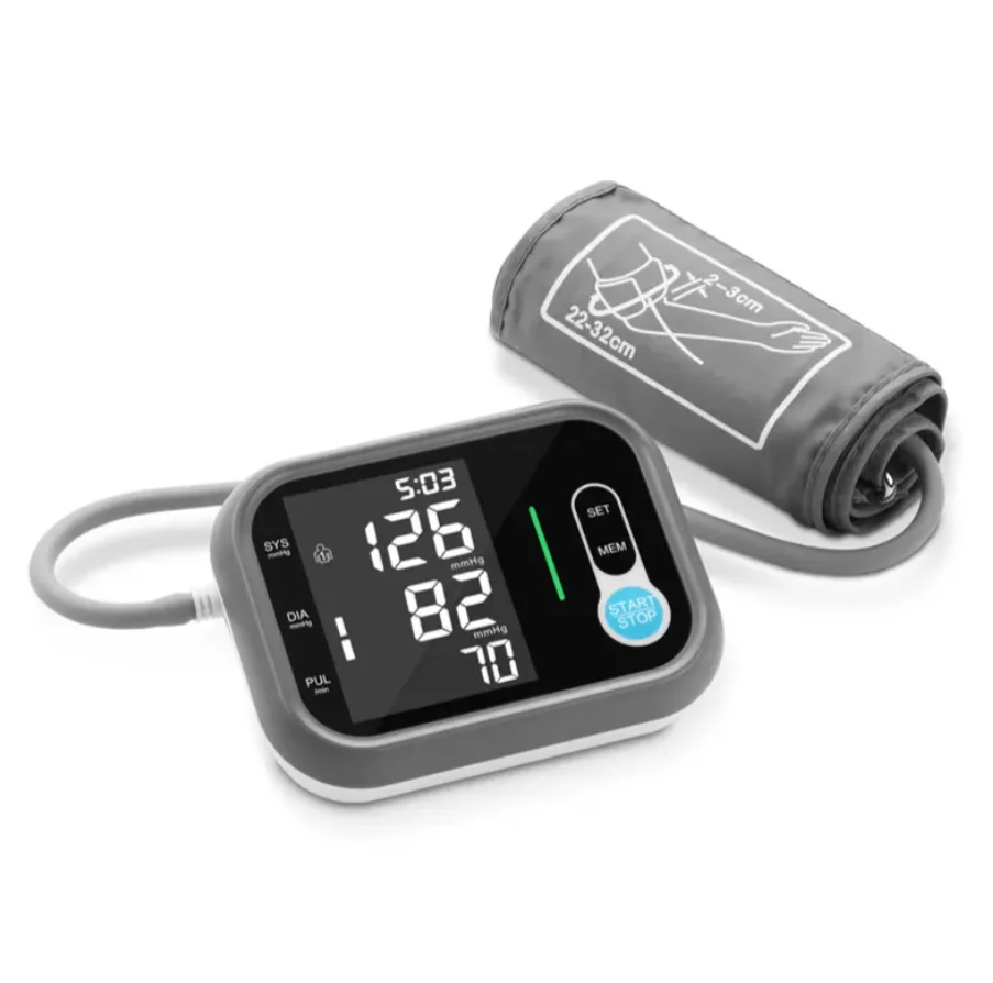 Medical CE upper arm automatic digital bp, pulse and heart rate monitor, blood pressure monitor, tensiometer detail image 4