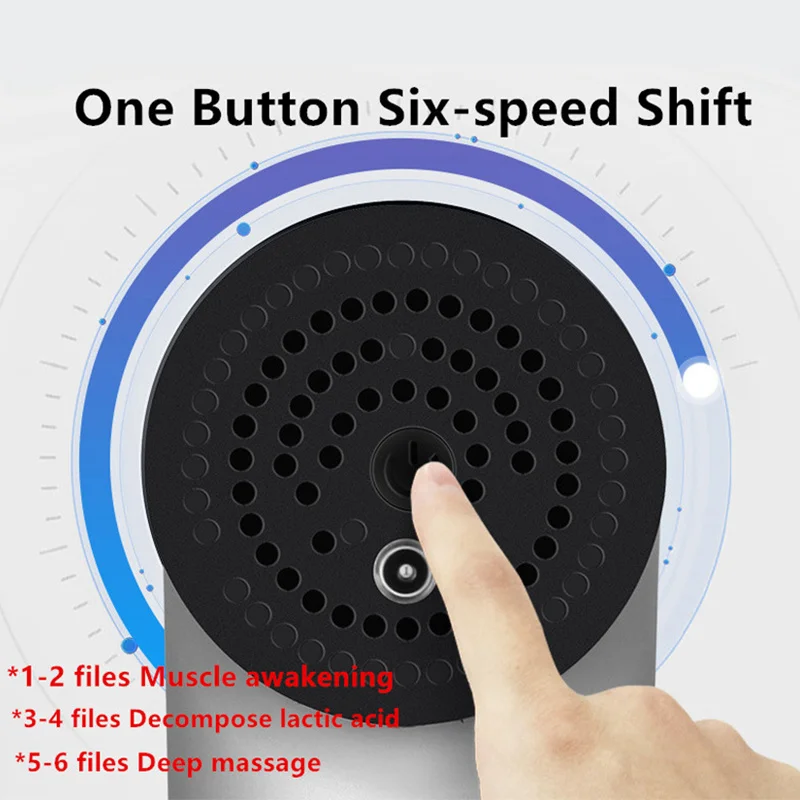 Muscle massage gun, deep tissue massager, muscle vibration fascia gun, body massager, exercise muscles, relieve pain, shape the body detail image 2