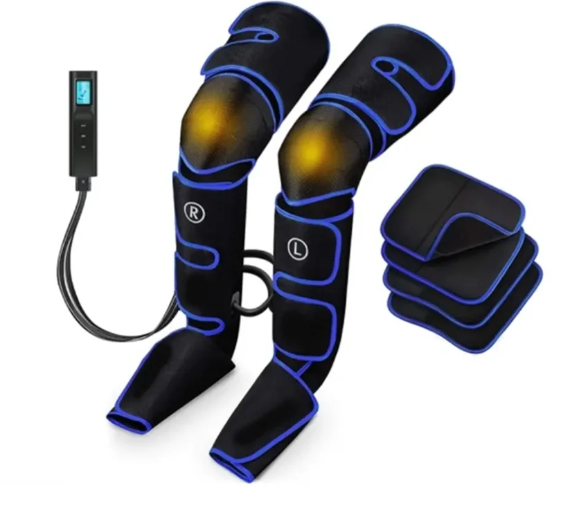 An air leg massager with hot air compression for circulation and relaxation detail image 2