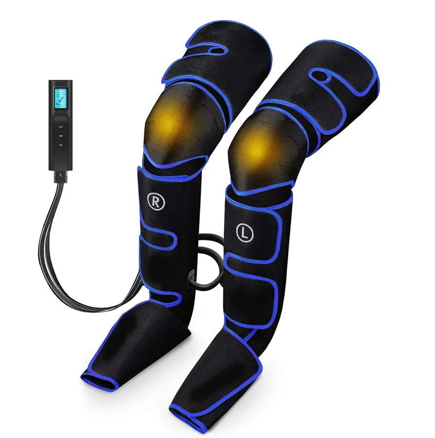 An air leg massager with hot air compression for circulation and relaxation details Picture
