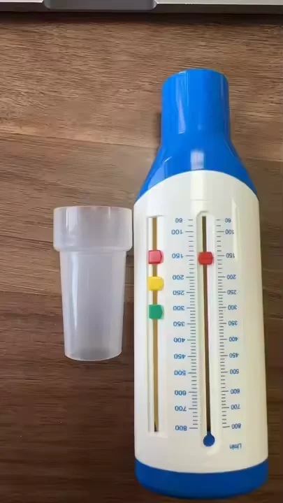 Portable pulmonary function instrument, peak velocity meter, breath flow meter, asthma lung detector, adult and children's respiratory function monitor Item Picture