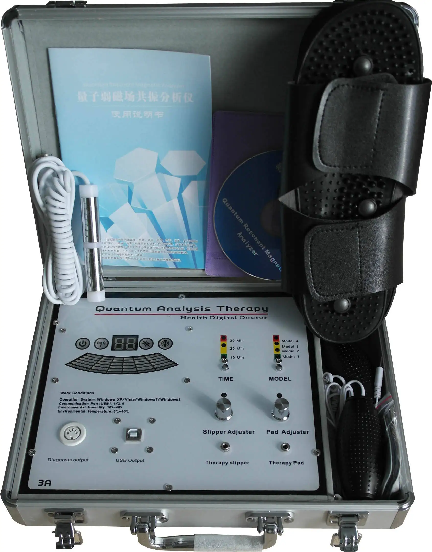 High-quality 3A quantum analyzer physiotherapy device Specification image